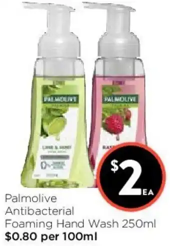 Foodworks Palmolive Antibacterial Foaming Hand Wash 250ml offer
