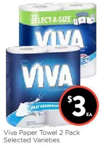 Foodworks Viva Paper Towel 2 Pack offer