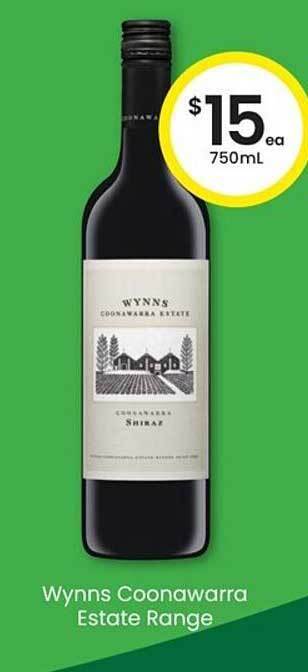 Wynns Coonawarra Estate Range