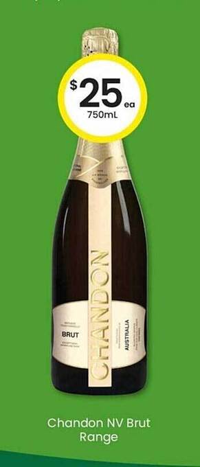The Bottle O Chandon NV Brut Range offer