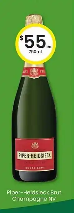 The Bottle O Piper-Heidsieck Brut Champagne NV offer