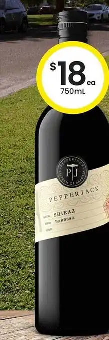 The Bottle O Pepperjack Shiraz offer