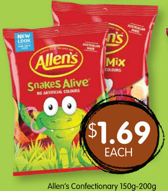 Spudshed Allen's Confectionary 150g-200g offer