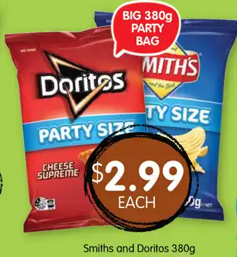 Smiths And Doritos 380g