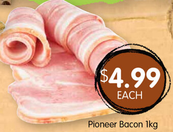 Spudshed Pioneer Bacon 1Kg offer