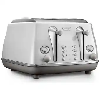 JB Hi-Fi DeLonghi Icona Capitals 4 Slice Toaster (Sydney White) offer