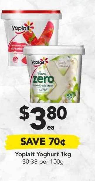 Drakes Yoplait Yoghurt 1kg offer