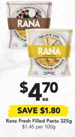 Drakes Rana Fresh Filled Pasta 325g offer