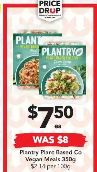 Drakes Plantry Plant Based Co Vegan Meals 350g offer