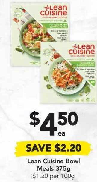 Drakes Lean Cuisine Bowl Meals 375g offer