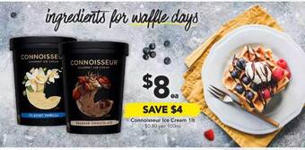 Drakes Connoisseur Ice Cream 1Lt offer
