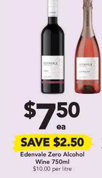Drakes Edenvale Zero Alcohol Wine 750ml offer