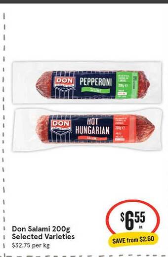 IGA Don Salami 200g offer