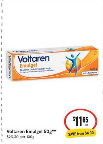 IGA Voltaren Emulgel 50g offer