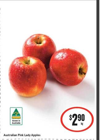 Australian Pink Lady Apples