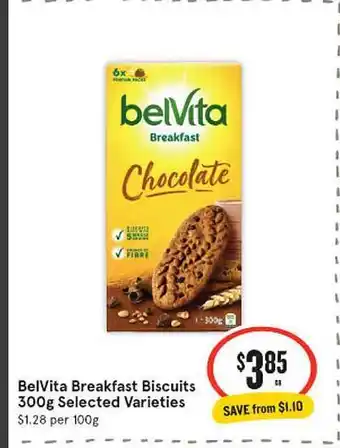 IGA BelVita Breakfast Biscuits 300g offer