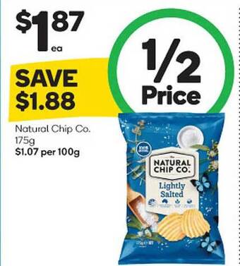Woolworths Natural Chip Co. 175g offer