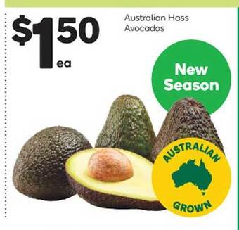 Woolworths Australian Hass Avocados offer