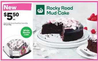 Woolworths Woolworths Rocky Road Mud Cake 600g offer