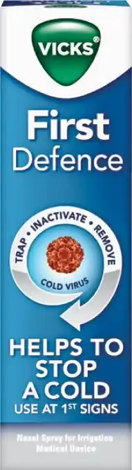 Pharmacist Advice Vicks First Defence Nasal Spray 15mL offer