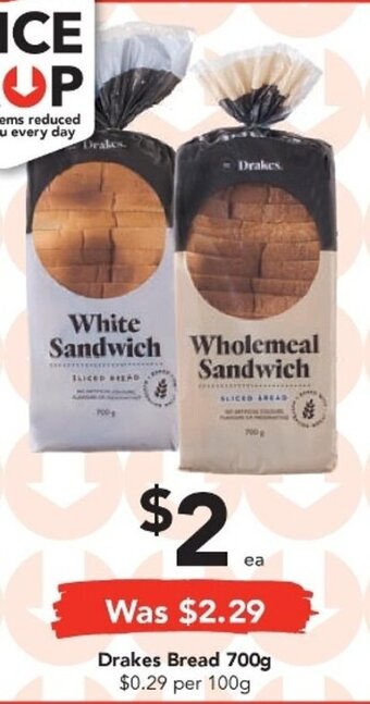 Drakes Drakes Bread 700g offer