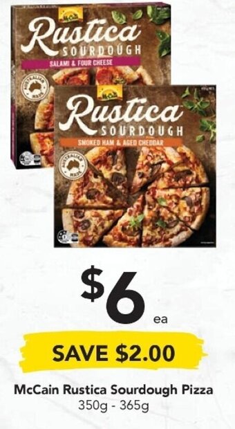 Drakes McCain Rustica Sourdough Pizza 350g-365g offer