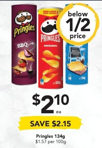 Drakes Pringles 134g offer