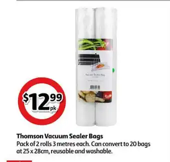 Coles Thomson Vacuum Sealer Bags offer