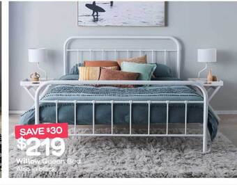 Fantastic Furniture Willow Queen Bed offer