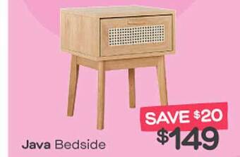 Fantastic Furniture Java Bedside offer