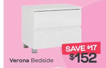 Fantastic Furniture Verona Bedside offer
