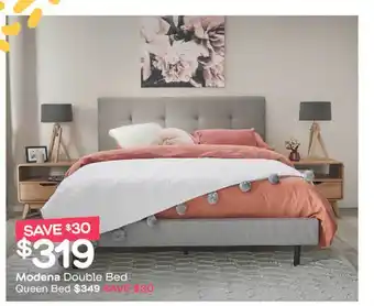 Fantastic Furniture Modena Double Bed Queen Bed offer