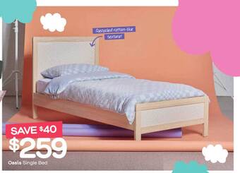 Fantastic Furniture Oasis Single Bed offer