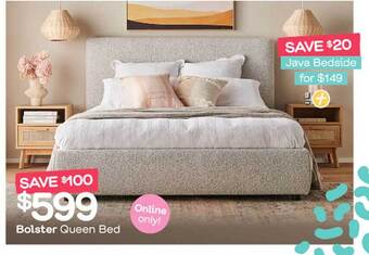 Fantastic Furniture Bolster Queen Bed offer