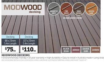 Stratco Modwood Decking offer