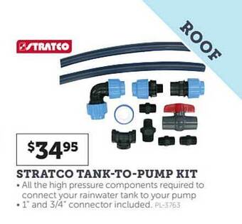 Stratco Stratco Tank-to-pump Kit offer