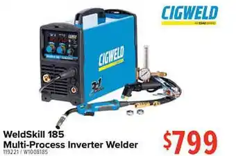 Total Tools WekdSkill 185 Multi-process Inverter Welder offer