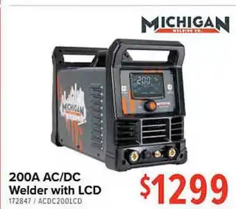 200a Ac-dc Welder With Lcd