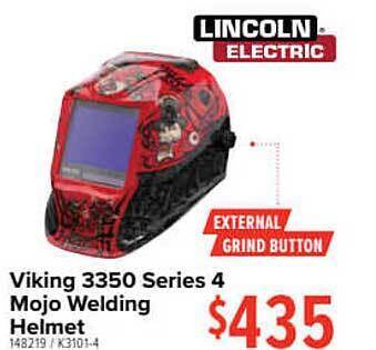 Total Tools Lincoln Electric Viking 3350 Series 4 Mojo Welding Helmet offer