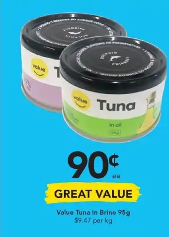 Drakes Value Tuna in Brine 95g offer