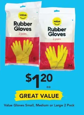 Drakes Value Gloves Small, Medium or Large 2 Pack offer