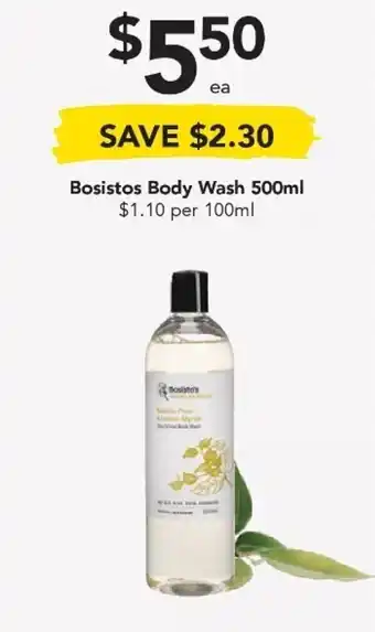 Drakes Bosistos Body Wash 500mL offer