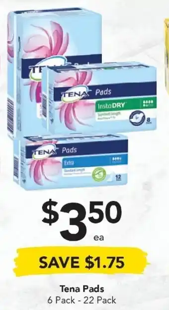 Drakes Tena Pads offer