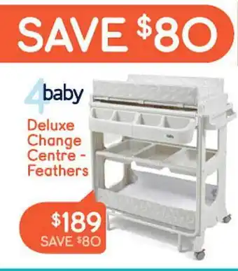 Baby Bunting Baby Deluxe Change Centre - Feathers offer