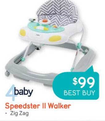 Baby Bunting 4baby Speedster Ii Walker offer