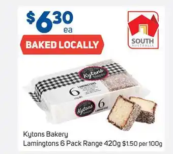 Foodland Kytons Bakery Lamingtons 6 Pack Range offer