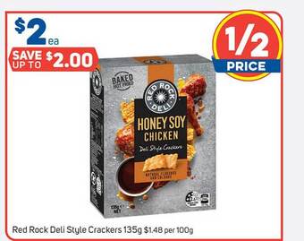 Foodland Red Rock Deli Style Crackers offer