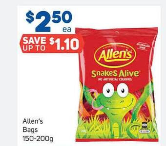 Foodland Allen's Bags offer