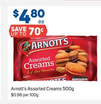 Foodland Arnott's Assorted Creams offer