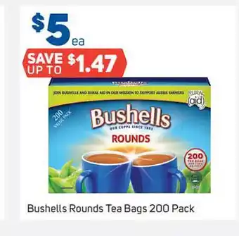 Foodland Bushells Rounds Tea Bags offer